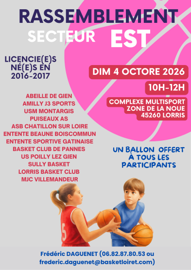 RASSEMBLEMENT SECTEUR U11 - EST