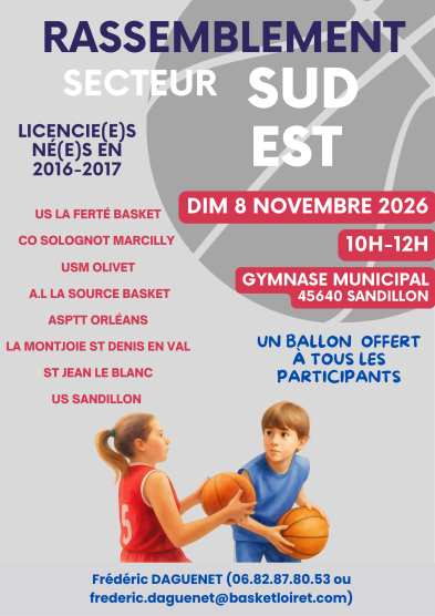 RASSEMBLEMENT SECTEUR U11 - SUD EST